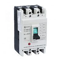 Автоматический выключательВА-99М 63/20А 3P 15кА EKF Basic | код. mccb99-63-20mI | EKF 